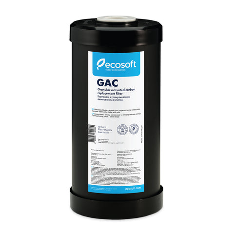 Ecosoft Granular Activated Carbon Replacement Filter 4.5"×10"