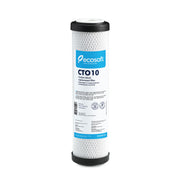 Ecosoft Carbon Block Replacement Filter 2.5"×10" (Used for BOB Countertop and other filter systems)